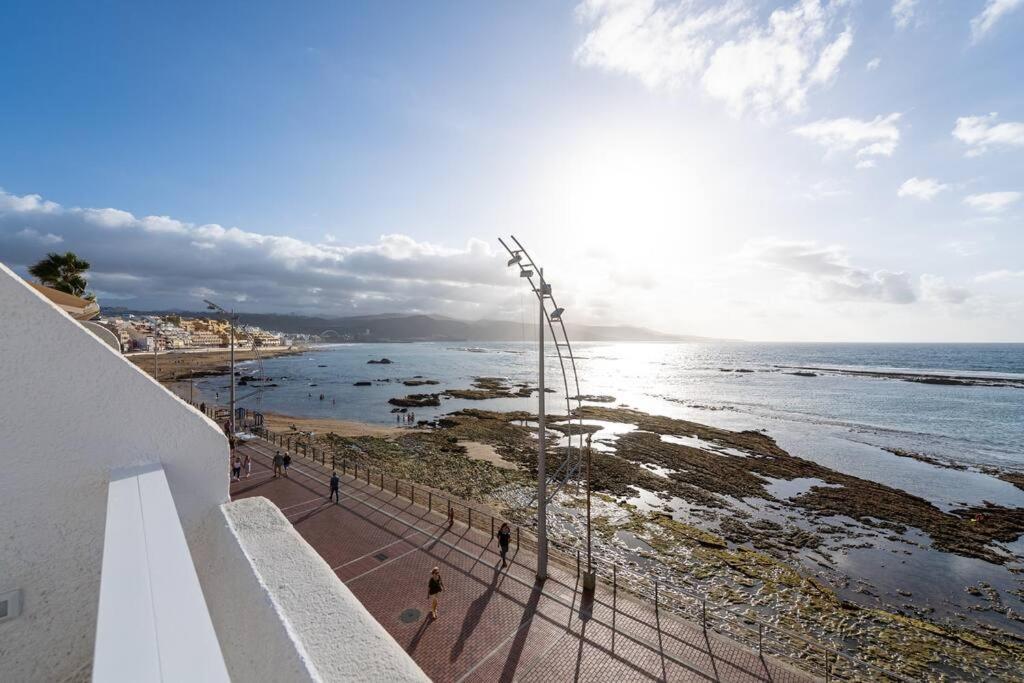 Beachfront Apt With Open Terrace In Las Canteras Appartement Las Palmas Buitenkant foto